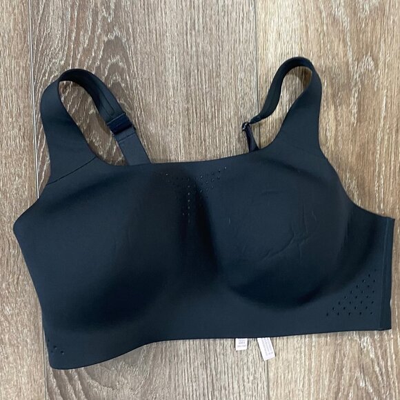 Victorias Secret Wireless Full-Coverage Black Bra 36D Adjustable Straps & Hook - Picture 1 of 6